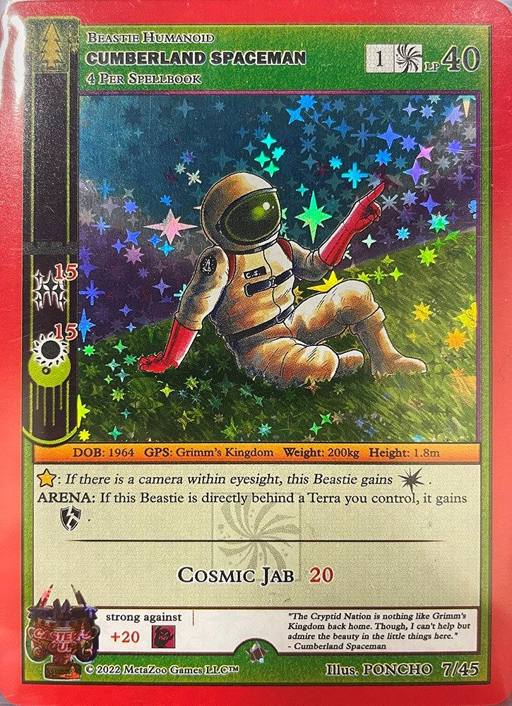 Cumberland Spaceman, Standard, front