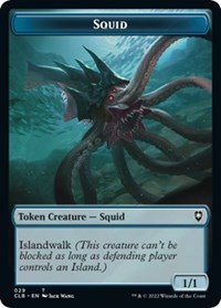 Squid // Copy Double-Sided Token, Commander Legends: Battle for Baldur's Gate