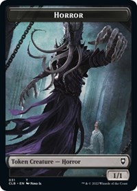 Horror // Centaur Double-Sided Token, Commander Legends: Battle for Baldur's Gate
