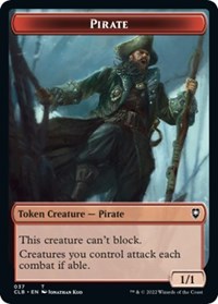 Pirate // Goblin Double-Sided Token, Commander Legends: Battle for Baldur's Gate
