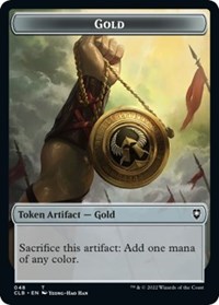 Gold // Dragon Double-Sided Token, Commander Legends: Battle for Baldur's Gate