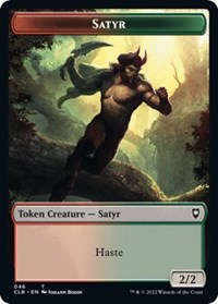 Satyr // Beast Double-Sided Token, Commander Legends: Battle for Baldur's Gate