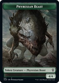 Phyrexian Beast // Wurm Double-Sided Token, Commander Legends: Battle for Baldur's Gate