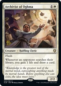Archivist of Oghma, Prerelease Cards