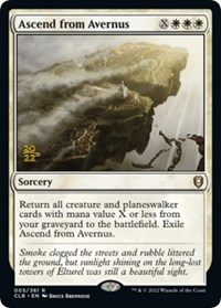Ascend from Avernus, Prerelease Cards