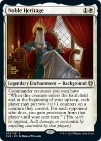Noble Heritage, Prerelease Cards