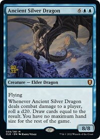 Ancient Silver Dragon, Prerelease Cards