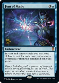 Font of Magic, Prerelease Cards
