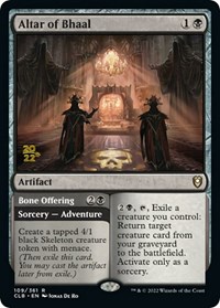 Altar of Bhaal, Prerelease Cards