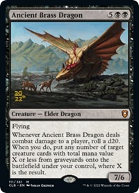 Ancient Brass Dragon, Prerelease Cards