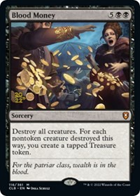 Blood Money, Prerelease Cards