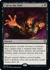Call to the Void, Prerelease Cards