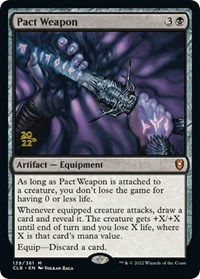 Pact Weapon, Prerelease Cards