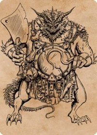 Thrakkus the Butcher Art Card, Art Series: Commander Legends: Battle for Baldur's Gate