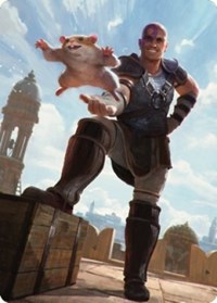 Minsc & Boo, Timeless Heroes Art Card (72/81), Art Series: Commander Legends: Battle for Baldur's Gate