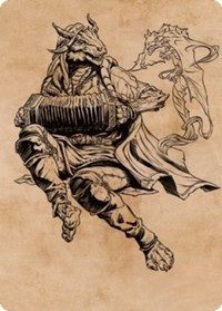 Korlessa, Scale Singer Art Card, Art Series: Commander Legends: Battle for Baldur's Gate