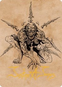 Bhaal, Lord of Murder Art Card (Gold-Stamped Signature), Art Series: Commander Legends: Battle for Baldur's Gate