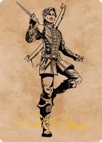 Astarion, the Decadent Art Card (Gold-Stamped Signature), Art Series: Commander Legends: Battle for Baldur's Gate