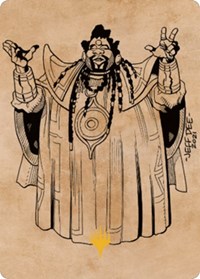 Alaundo the Seer Art Card (Gold-Stamped), Art Series: Commander Legends: Battle for Baldur's Gate