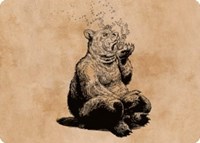 Wilson, Refined Grizzly Art Card, Art Series: Commander Legends: Battle for Baldur's Gate