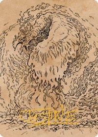 Nemesis Phoenix Art Card (Gold-Stamped Signature), Art Series: Commander Legends: Battle for Baldur's Gate