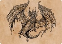 Ganax, Astral Hunter Art Card, Art Series: Commander Legends: Battle for Baldur's Gate