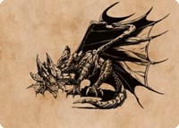 Ancient Copper Dragon Art Card (52/81), Art Series: Commander Legends: Battle for Baldur's Gate