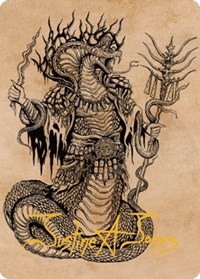 Sivriss, Nightmare Speaker Art Card (51/81) (Gold-Stamped Signature), Art Series: Commander Legends: Battle for Baldur's Gate