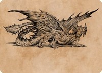 Ancient Brass Dragon Art Card (49/81), Art Series: Commander Legends: Battle for Baldur's Gate