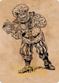 Volo, Itinerant Scholar Art Card (Gold-Stamped Signature), Art Series: Commander Legends: Battle for Baldur's Gate