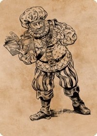 Volo, Itinerant Scholar Art Card, Art Series: Commander Legends: Battle for Baldur's Gate