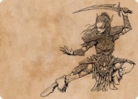Lae'zel, Vlaakith's Champion Art Card, Art Series: Commander Legends: Battle for Baldur's Gate