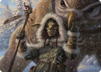 Owlbear Shepherd Art Card, Art Series: Commander Legends: Battle for Baldur's Gate