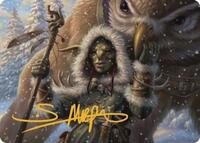 Owlbear Shepherd Art Card (Gold-Stamped Signature), Art Series: Commander Legends: Battle for Baldur's Gate