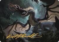 Brainstealer Dragon Art Card (Gold-Stamped Signature), Art Series: Commander Legends: Battle for Baldur's Gate