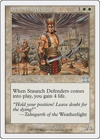 Staunch Defenders, Classic Sixth Edition