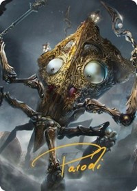 Tridrone Art Card (Gold-Stamped Signature), Art Series: Commander Legends: Battle for Baldur's Gate