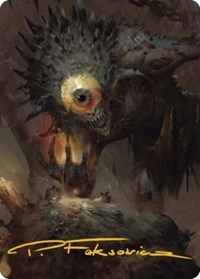 Nothic Art Card (Gold-Stamped Signature), Art Series: Commander Legends: Battle for Baldur's Gate
