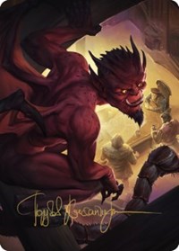 Imp Art Card (Gold-Stamped Signature), Art Series: Commander Legends: Battle for Baldur's Gate