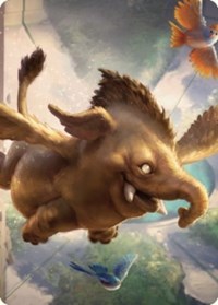 Hollyphant Art Card, Art Series: Commander Legends: Battle for Baldur's Gate