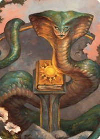 Guardian Naga Art Card, Art Series: Commander Legends: Battle for Baldur's Gate