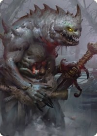 Gray Slaad Art Card, Art Series: Commander Legends: Battle for Baldur's Gate