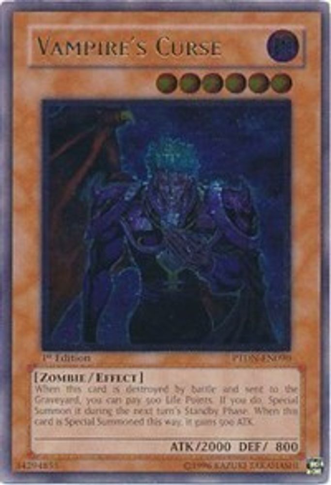 Vampire's Curse (UTR), 1st-edition, front