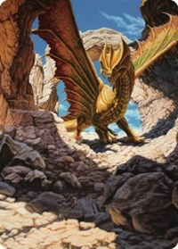 Ancient Brass Dragon Art Card (2/81), Art Series: Commander Legends: Battle for Baldur's Gate