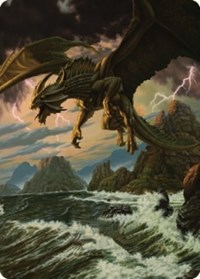 Ancient Bronze Dragon Art Card (3/81), Art Series: Commander Legends: Battle for Baldur's Gate