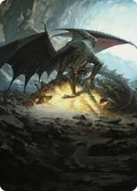 Ancient Copper Dragon Art Card (4/81), Art Series: Commander Legends: Battle for Baldur's Gate