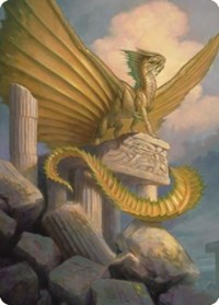 Ancient Gold Dragon Art Card (5/81), Art Series: Commander Legends: Battle for Baldur's Gate
