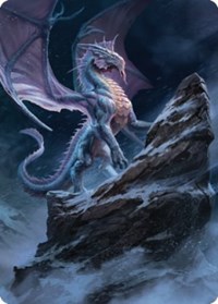 Ancient Silver Dragon Art Card (6/81), Art Series: Commander Legends: Battle for Baldur's Gate