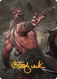 Chain Devil Art Card (Gold-Stamped Signature), Art Series: Commander Legends: Battle for Baldur's Gate