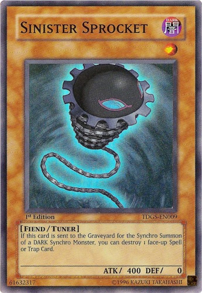 Sinister Sprocket, 1st-edition, front
